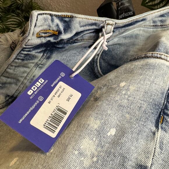 •NWT• Sixth June Light Wash Jeans – Women’s Size 38  •US-23564-BLUE-38 - Picture 9 of 12